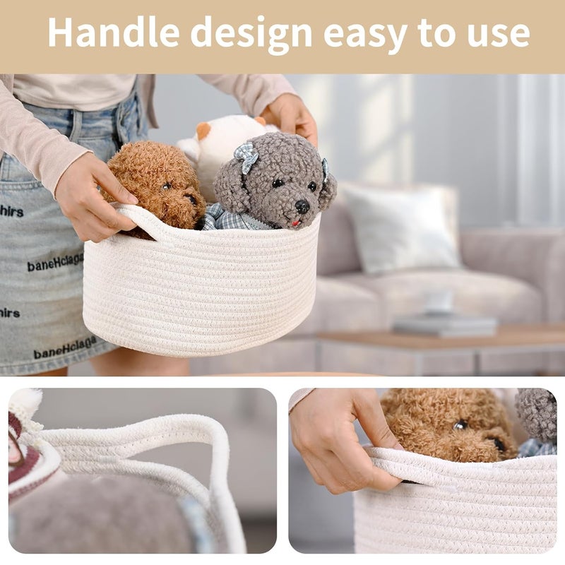 Happyiren Woven Burr Basket with Handles – Perfect for Valentine's Day, Birthdays & Special Occasions, Black Decorative Storage Container for Gifts, Toys, or Essentials - Image 4